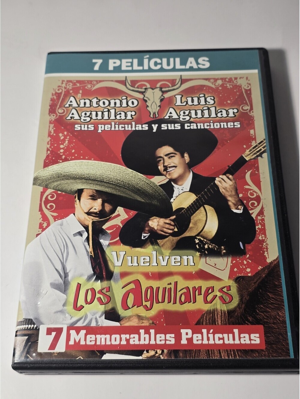 Antonio & Luis Aguilar Vuelven Los Aguilares DVD 7 Películas Mexicanas